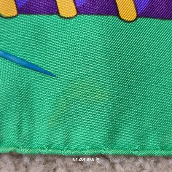 Hermès Silk Scarf Etendards et Bannières by Annie Faivre Green - Picture 12 of 14